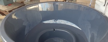 Wkład okrągły żelkot do Jacuzi, Balii PERŁOWY GRAFIT