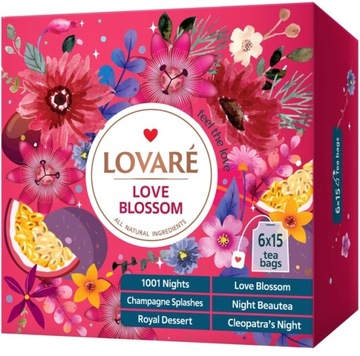 Lovare Zestaw Love Blossom 6 x 15 saszetek