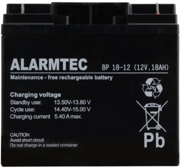 Аккумулятор ALARMTEC EMU BP18-12 12V 18Ah