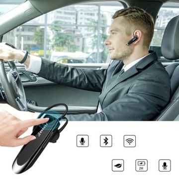 Bluetooth 5.0 гарнитура Feegar 24h, микрофон HD CVC