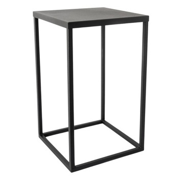 STOJAK KWIETNIK LOFT METALOWY CZARNY SOLIDNY