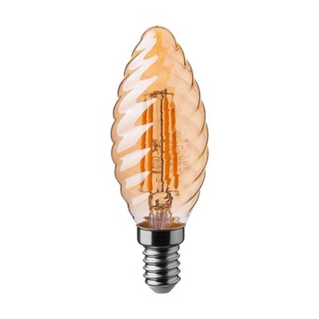 Żarówka LED Świeczka Dekoracyjna Twist E14 4W 2200