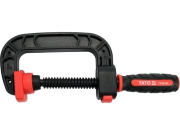 ŚCISK STOLARSKI ŚRUBOWY TYP C NYLONOWY 75 MM YT-64184 YATO #