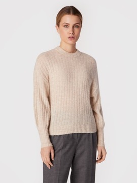 Moss Copenhagen Sweter Cheanna 16848 Beżowy Regular Fit