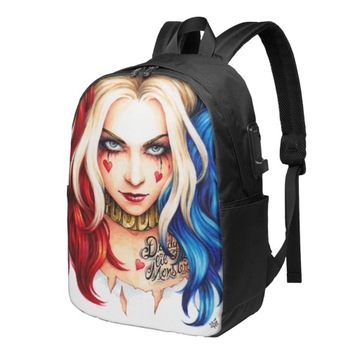 Harley Quinn Plecak sportowy USB