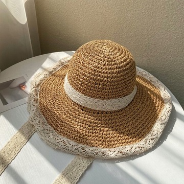1x Letnia czapka plażowa Lady Sun