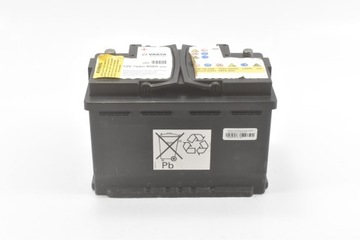 AKUMULATOR AGM 70L-DIN START-STOP VARTA 12V 70AH 608A