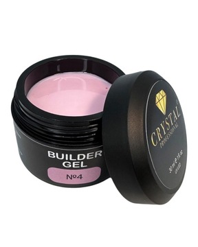 Builder Gel #4 CRYSTAL PROFESSIONAL, 30ml żel budujący