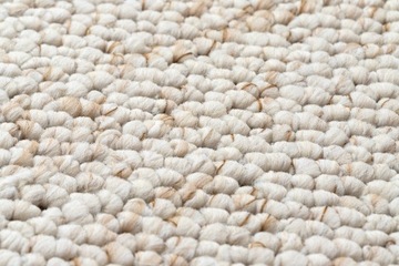 DYWAN PĘTELKOWY koło CASABLANCA krem MELANŻ SALONU SYPIALNI koło 200 cm