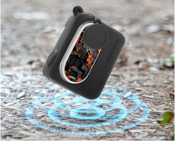 Силиконовый чехол Sunnylife с ремешком для Insta360 GO 3 — белый