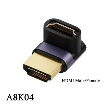 Konwerter 360 stopni w kształcie litery U L Mini HDMI kompatybilny wtyk