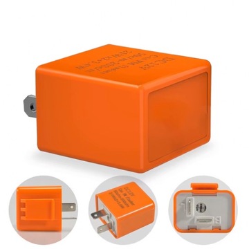 СВЕТОДИОДНЫЙ ПРЕРЫВАТЕЛЬ СИГНАЛА ПОВОРОТА ДЛЯ МОТОЦИКЛА РЕГУЛИРУЕМЫЙ ТАЙМЕР 2PIN 12V MOTO