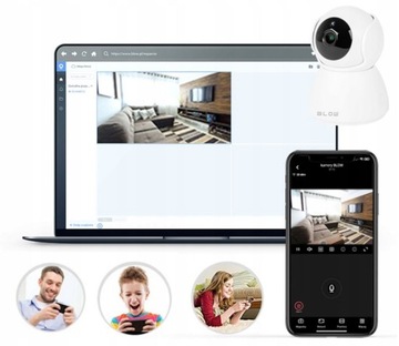 ВНУТРЕННЯЯ КАМЕРА 2,5K ВРАЩАЮЩАЯСЯ Wi-Fi IP-МОНИТОРИНГ