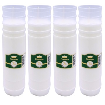Znicze Parafinowe Wkłady do Zniczy Flamma 7dni Opakowanie 12szt Wiosna/Lato