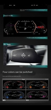 Подходит для ЖК-приборов BMW всех серий с переключением четырех режимов.