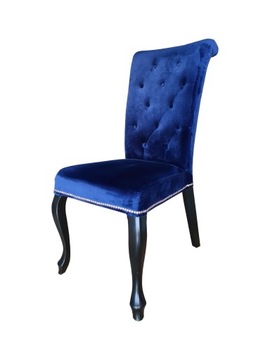 Zestaw 6 krzeseł chesterfield z ćwiekami