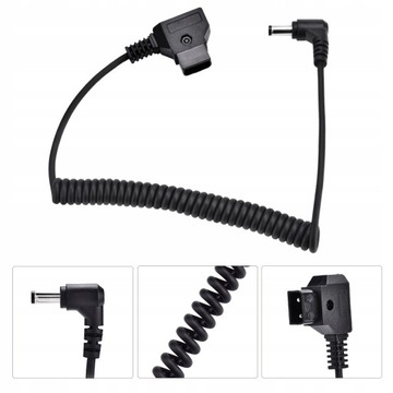 D Tap B Typ męski na kątowy DC 5.5x2.5mm Adapter