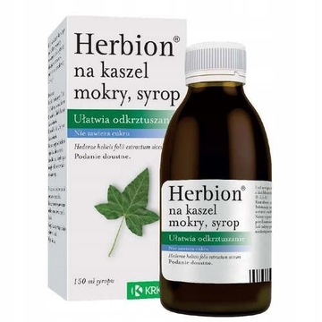 HERBION syrop na kaszel mokry odkrztuszanie 150 ml