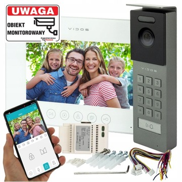 Wideodomofon WIFI Vidos X M11W-X + S12D FullHD SD