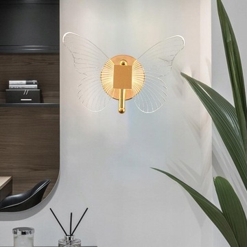 Светодиодный настенный светильник Gold Butterfly Настенное освещение