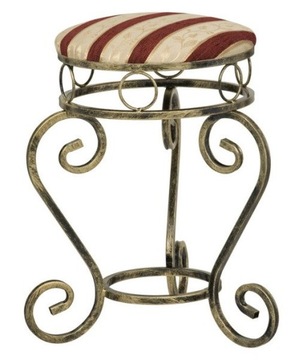 TABORET METALOWY PUFA STOŁEK METALOPLASTYKA 424