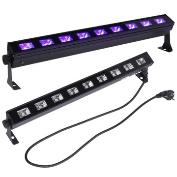 LISTWA ULTRAFIOLETOWA UV BELKA OŚWIETLENIOWA NAŚWIETLACZ LIGHT4ME UV BAR 9