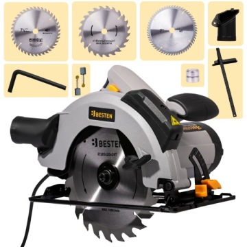 Бенч-пила циркулярная ручная пила для резки древесины с лазером 2000 Вт