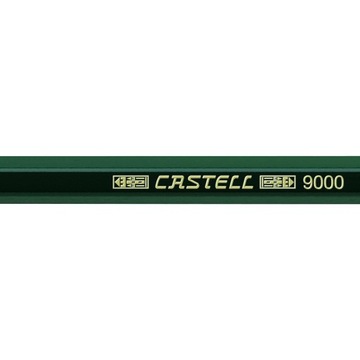 КАРАНДАШ ШЕСТИГРАННЫЙ FABER CASTELL 9000 6B