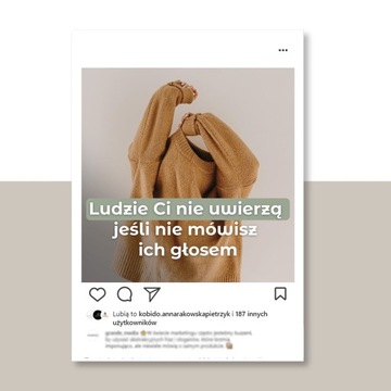Grafiki firmowy Instagram + Facebook posty