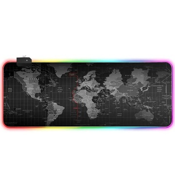 КОВРИК ДЛЯ ИГРОВОЙ МЫШИ СО СВЕТОДИОДНОЙ ПОДСВЕТКОЙ XXL