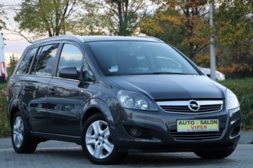 Opel Zafira B 1.6 Twinport ecoFLEX 115KM 2013 Opel Zafira krajowy,1-właściciel,7-osob, zdjęcie 1