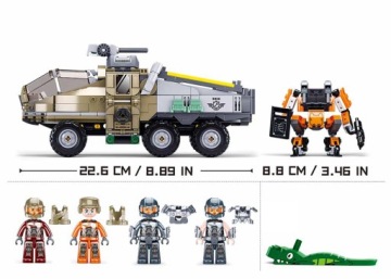 КИРПИЧИ SLUBAN ВОЕННЫЙ АВТОМОБИЛЬ КОСМИЧЕСКИЙ РОБОТ
