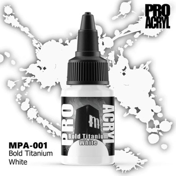 MPA-001 Bold Titanium White Pro Acrylic, Памятник хобби, 22 мл