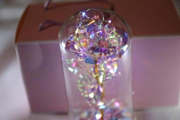 MAGIA ROSE IN GLASS ПОДАРОК ​​СВЕТЯЩИЙСЯ LED ко Дню святого Валентина