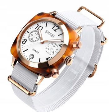 Zegarek damski SKMEI nylon chronograf datownik