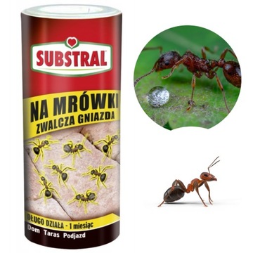 SUBSTRAL NA MRÓWKI długo działający zwalcza gniazda mrówek 500g