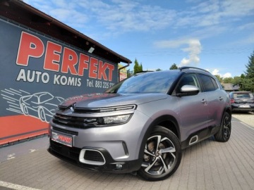 Citroen C5 Aircross I SUV 1.2 PureTech 130KM 2019 Citroen C5 Aircross Navi Kamera 360 Radar El.Klapa Sensor Elektryka 2xPDC