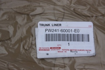 КОВРИК БАГАЖНИКА TOYOTA LAND CRUISER 150 09-23 РЕЗИНА