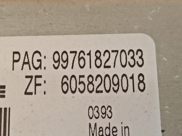 PORSCHE BOXER MODUL PŘEVODOVKY ŘAZENÍ 99761827033