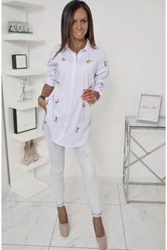 CASUALOWA KOSZULA OVERSIZE EMMELINE! WZ.10 L