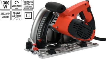 PILARKA PIŁA ZAGŁĘBIARKA TARCZOWA 165MM 1300W YATO