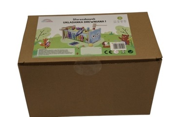 ДЕРЕВЯННЫЙ СОРТИРОВОЧНЫЙ КУБИК КУЛМЕР ИГРА-ГОЛОВОЛОМКА БЛОКИ МОНТЕССОРИ СОУ