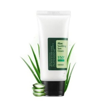 COSRX Aloe Soothing Sun Cream SPF 50 nawilżający krem do twarzy 50ml