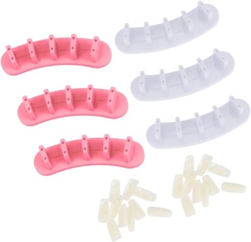 4 Zestawy Do ?wiczeń Manicure Zestaw Do Zdobienia Paznokci Stojak Do Paznok