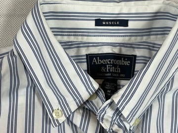 Abercrombie Fitch muscle koszula paski klasyk L