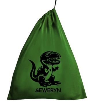 Worek na pościel XXL personalizowany z nadrukiem DINOZAUR