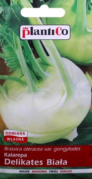 Kalarepa Delikates Biała nasiona 2g