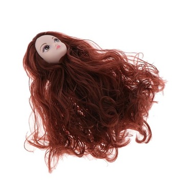 1/6 скульптура головы BJD с вьющимися волосами для куклы своими руками