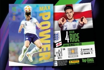 Набор футбольных карточек PANINI TOP CLASS 2024 из 56 карточек, пакетик 6+1 БЕСПЛАТНО