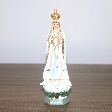Фигурка Девы Марии на основании Святой Статуи. Украшение спальни на столешнице.
